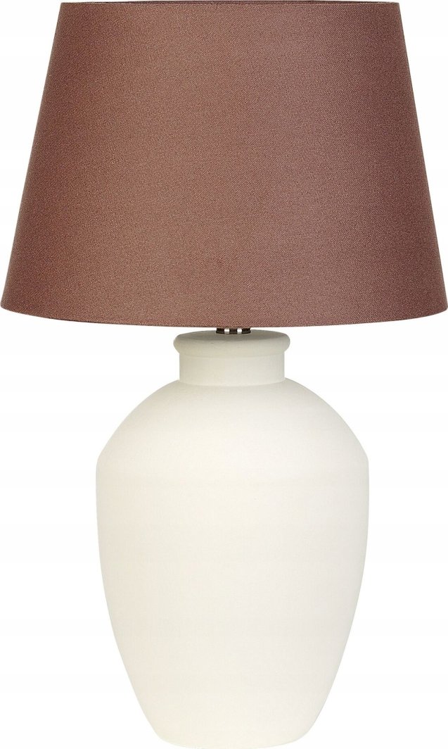 Lampa stołowa Beliani Lampa stołowa ceramiczna biała ARCOS 1