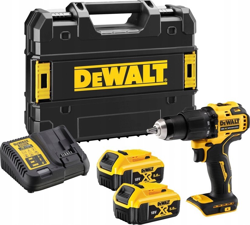 Wiertarko-wkrętarka Dewalt DCD709P2T 18 V 2 x akumulator 5 Ah 1
