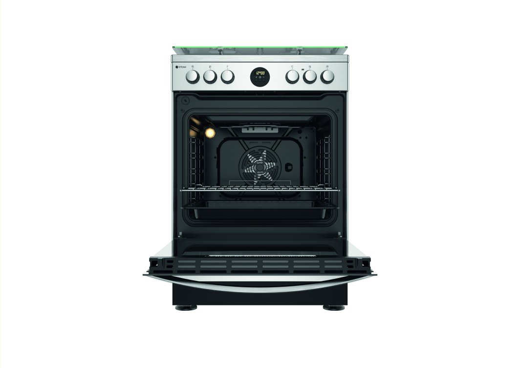 Kuchenka Indesit INDESIT Cooker | IS67G8CHX/E/1 | Hob type Gas | Oven type Electric | Stainless steel | Width 60 cm | Depth 60 cm | 73 L 1