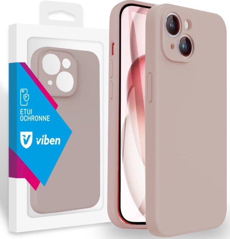 Viben VIBEN Etui Obudowa Liquid iPhone 15 : Kolor - beżowy 1