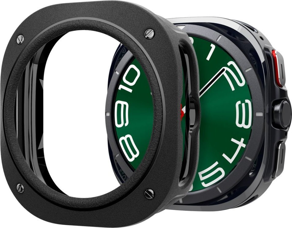 Étui AirTag Caseology Avec Porte-clés Et Mousqueton - Noir Mat - Compatible AirTag 1 (2021)