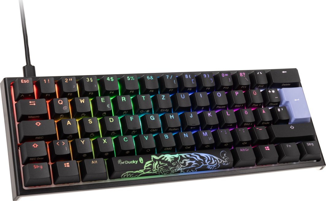 Klawiatura Ducky Ducky One 2 Pro Mini Gaming Tastatur, RGB LED - Cherry Brown 1