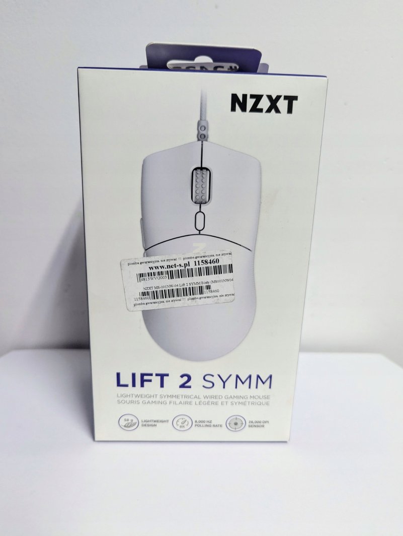 Mysz Nzxt NZXT Lift 2 Symm, gaming mouse (white) 1