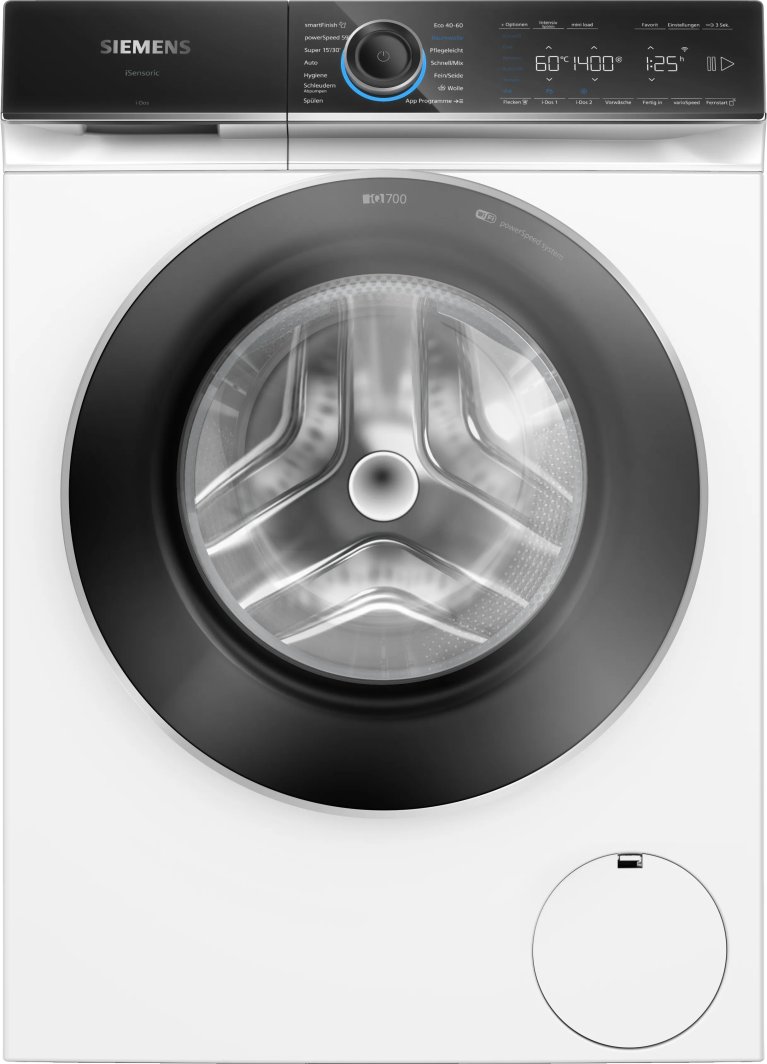 Pralka Siemens Siemens WG44B2A40 IQ700, washing machine (white) 1