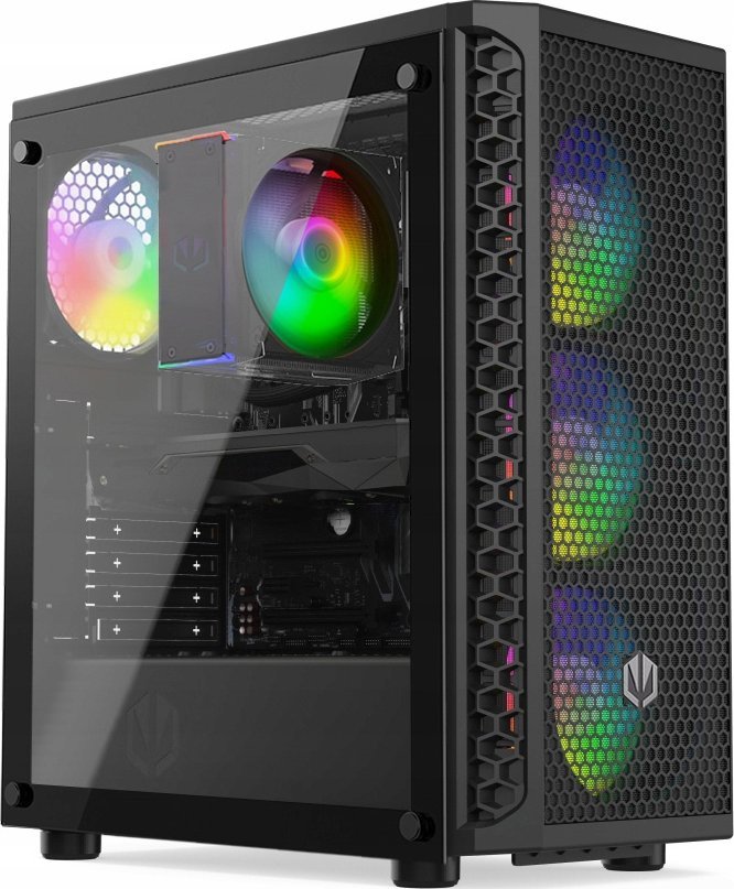 SPCX KOMPUTER i5-14400 32GB RTX4070Ti SSD PRO 2TB RGB WIN11 one size ...