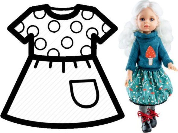paola reina PAOLA REINA Ubranko dla lalek 32 cm 54854 1