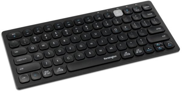 Klawiatura Kensington Kensington Multi-Device Dual Wireless Compact Keyboard - Tastatur - kabellos - 2.4 GHz, Bluetooth 3.0, Bluetooth 5.0 - Englisch - Schwarz 1