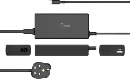Zasilacz do laptopa j5create 100W PD USB-C SUPER CHARGER - 1