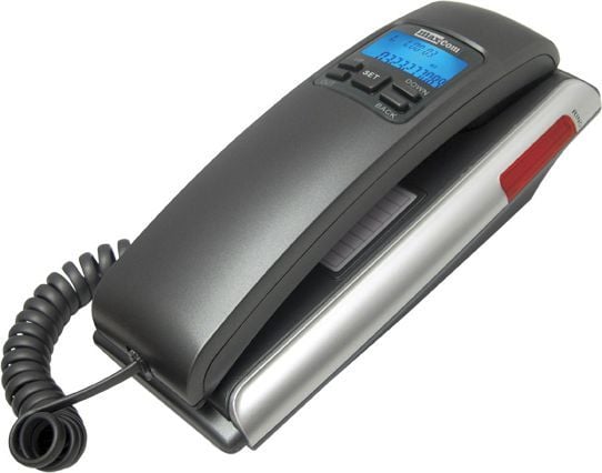 Telefon stacjonarny Maxcom KXT 400 Czarno-srebrny  1