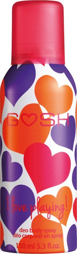 Gosh Gosh, I Love Playing!, Deodorant Spray, For Women, 150 ml For Women 1