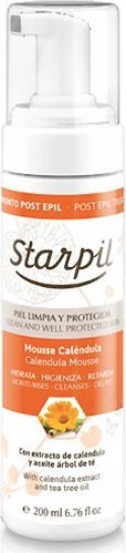 Starpil Plaukų įaugimą lėtinančios putos po depiliacijos Starpil Retardant Mousse, su medetkomis, 200 ml 1
