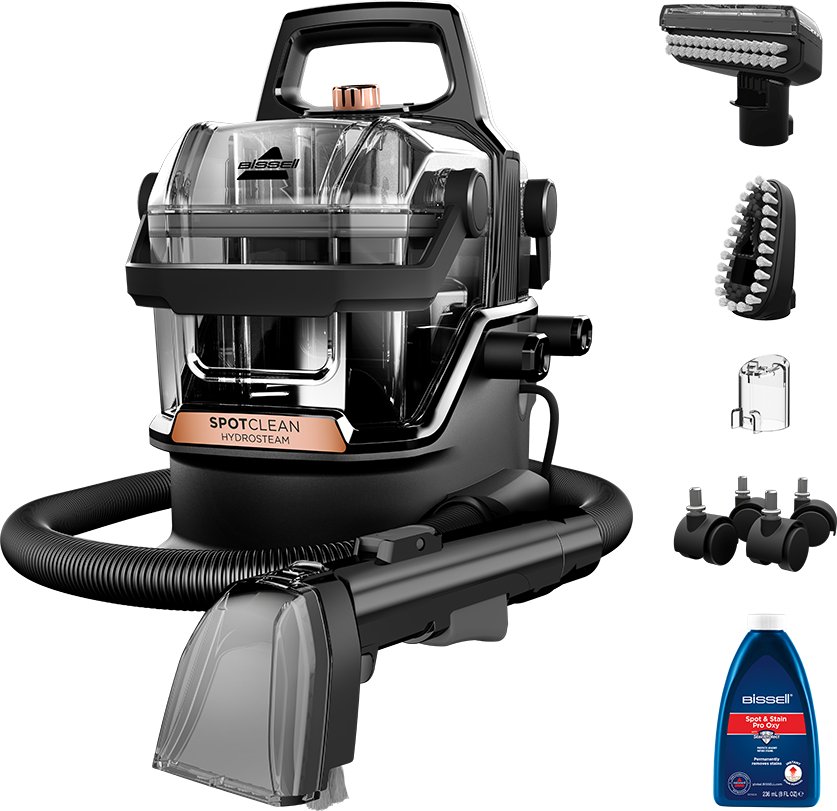 Odkurzacz Bissell Bissell | Portable Carpet and Upholstery Cleaner | SpotClean HydroSteam Pro | Corded operating | Washing function | 1000 W | - V | Juodas 1