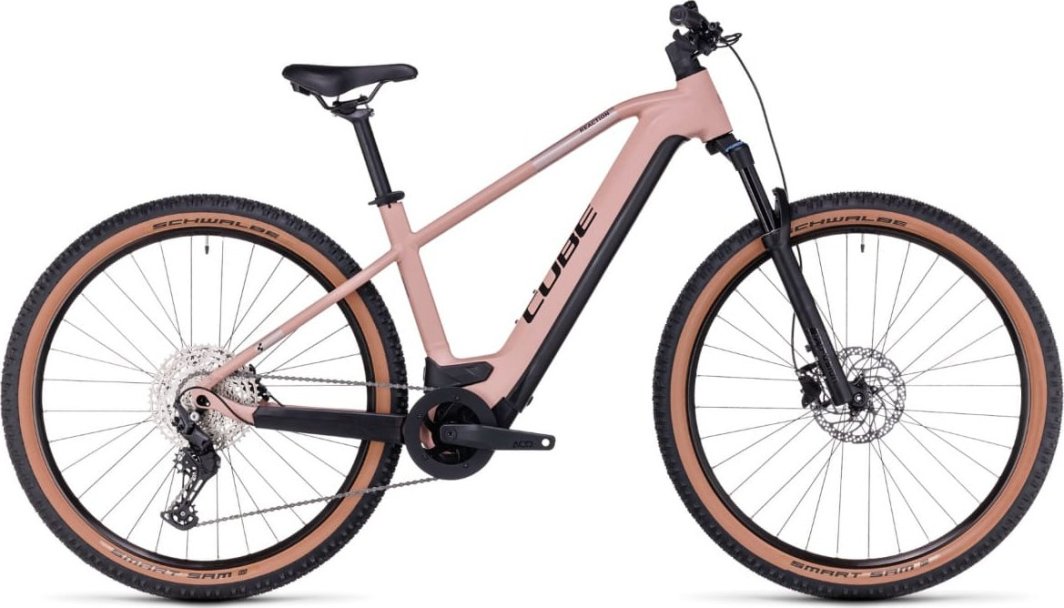 Rower elektryczny Cube Elektrinis dviratis Cube Reaction Hybrid Pro 750 29 blushrose'n'silver 2023-17" / 29 / M (Dydis: 17" / 29 / M) 1