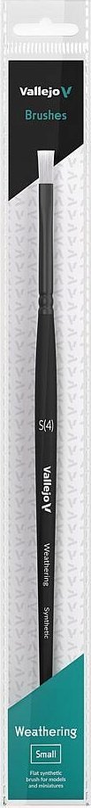 Vallejo Vallejo: B09001 - Weathering - Flat Brush - Synthetic S 1