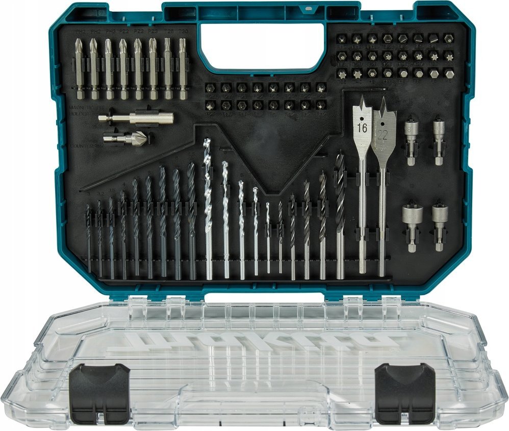 Makita MAKITA ZESTAW WIERTEŁ I BITÓW 75szt. 1