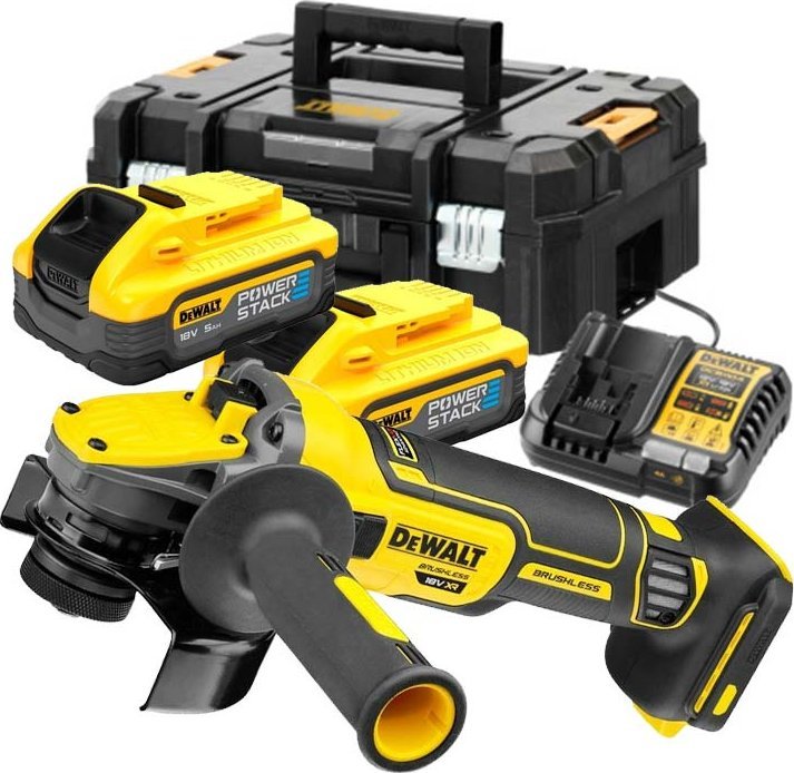 Dewalt DEWALT SZLIFIERKA KĄTOWA 18V DCG409H2T 2x5,0Ah POWERSTACK FLEXVOLT ADVANTAGE 1