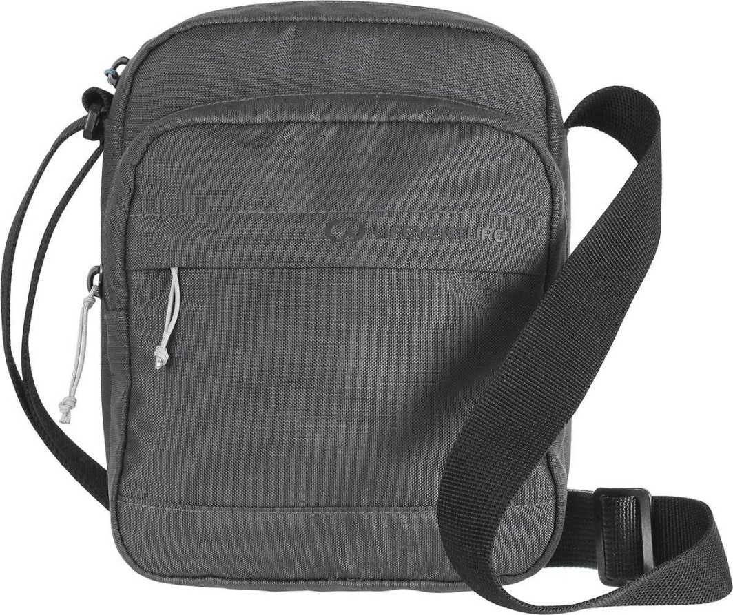 Lifeventure Saszetka Lifeventure Recycled RFiD Shoulder Bag - grey Uniwersalny 1