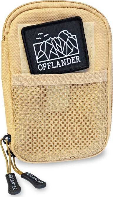 Offlander OFFLANDER SASZETKA TAKTYCZNA MOLLE Z RZEPEM NA DOKUMENTY KHAKI 1