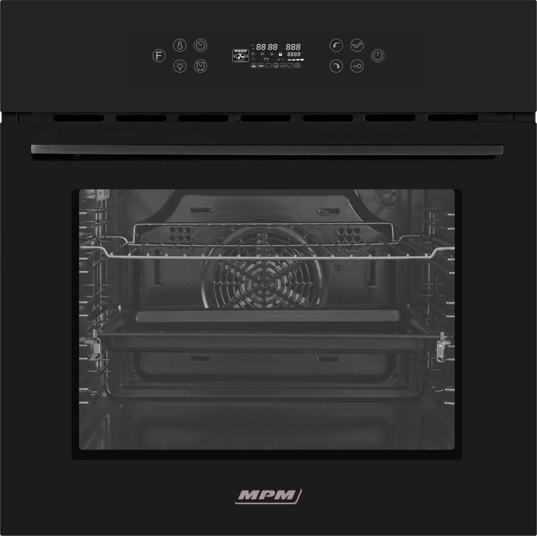 Piekarnik MPM MPM-63-BO-26 Piekarnik 60cm czarny Full glass black 1