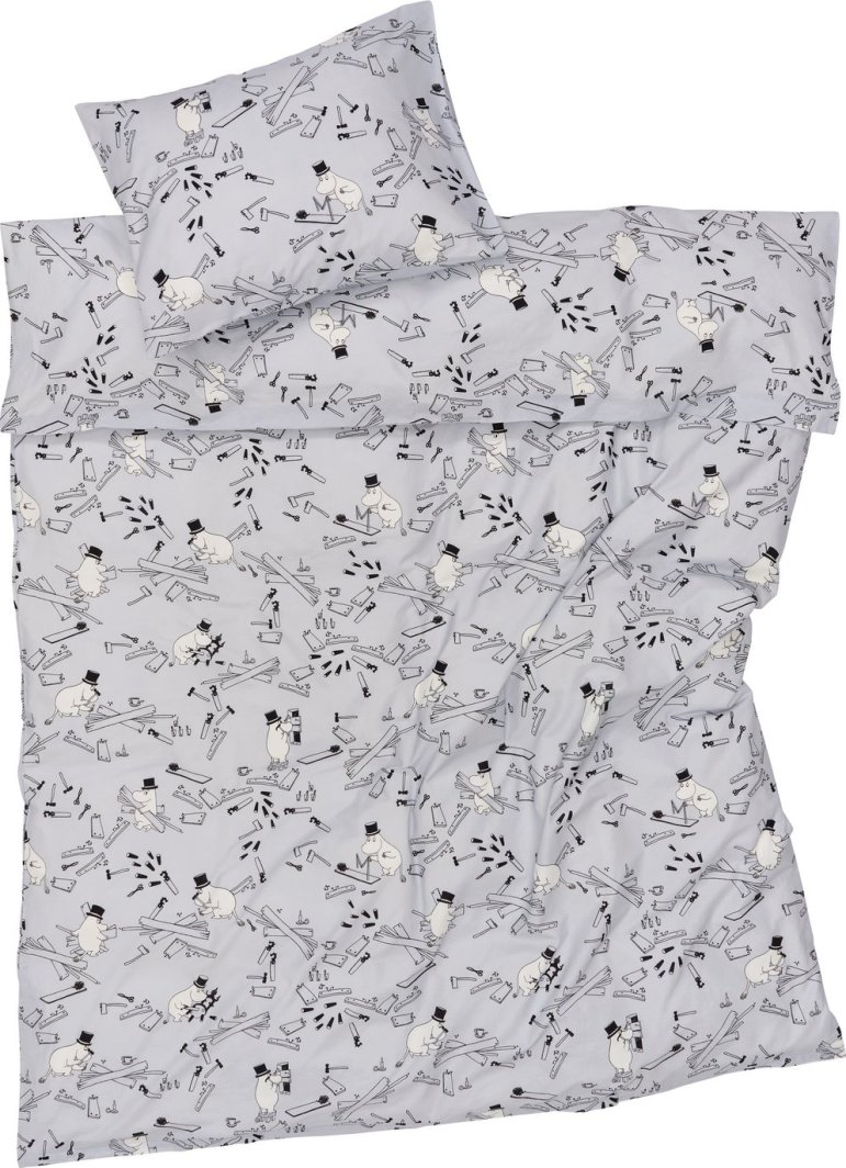 Iittala Moomin bedding set 150x210 Moominpappa 1