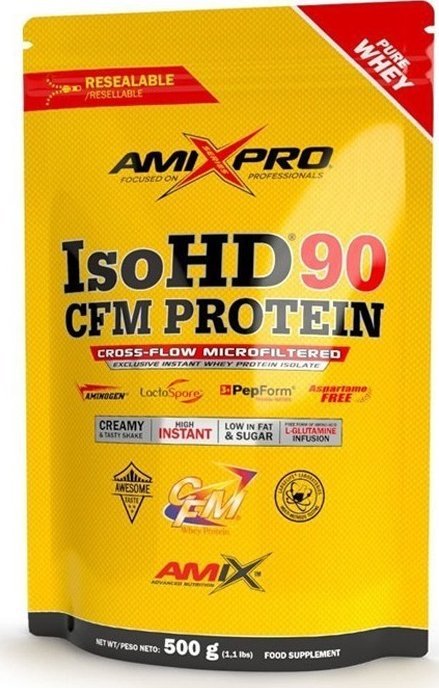 Amix Nutrition Amix IsoHD 90 CFM Protein, Keto białko, biała czekolada - 500 g 1