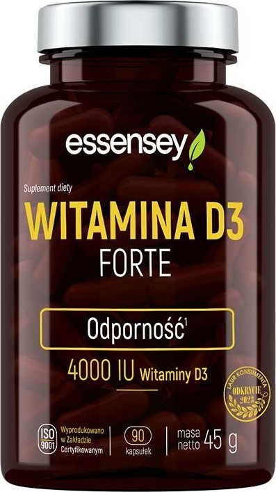 Essensey Essensey Witamina D3 Forte 4000 IU - 90 kapsułek 1