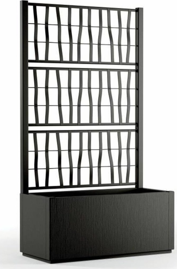 Starwax Doniczka Starwax Czarny Prostokątny 80 cm 1