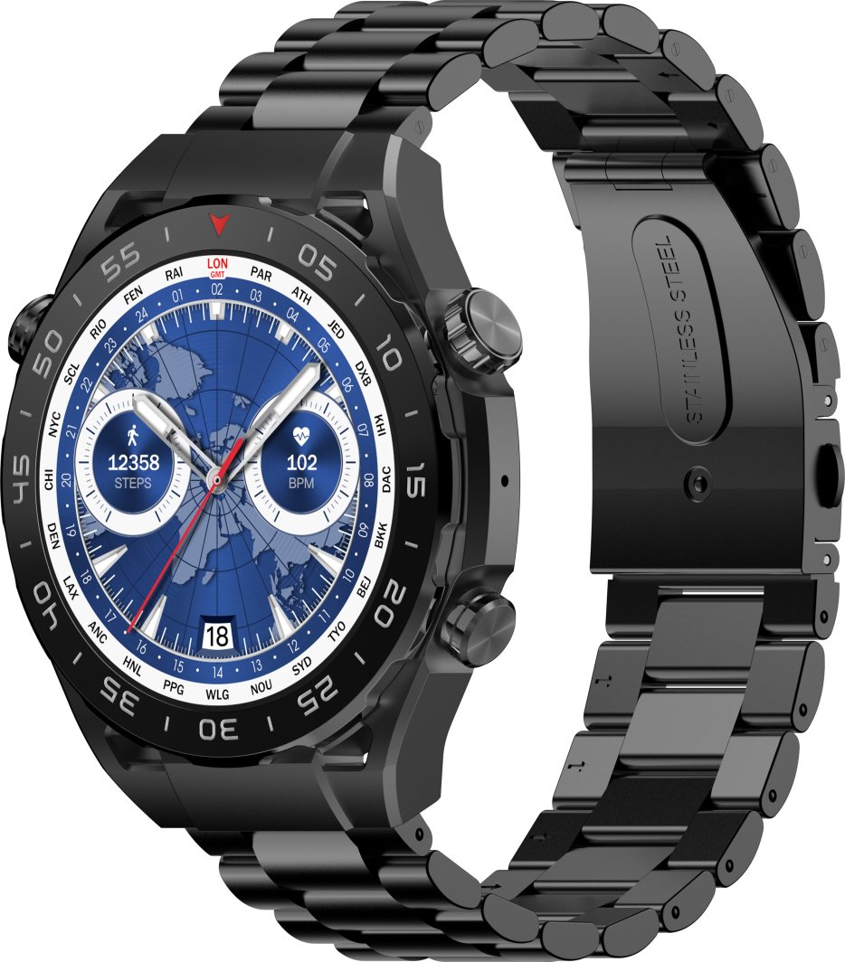 Smartwatch Gravity GT13-1 Czarny  (GT13) 1