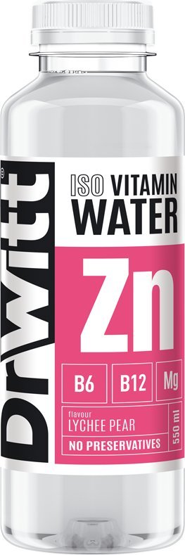 Drwitt DrWitt Iso Napój o smaku liczi-gruszka z dodatkiem cynku 550 ml 1