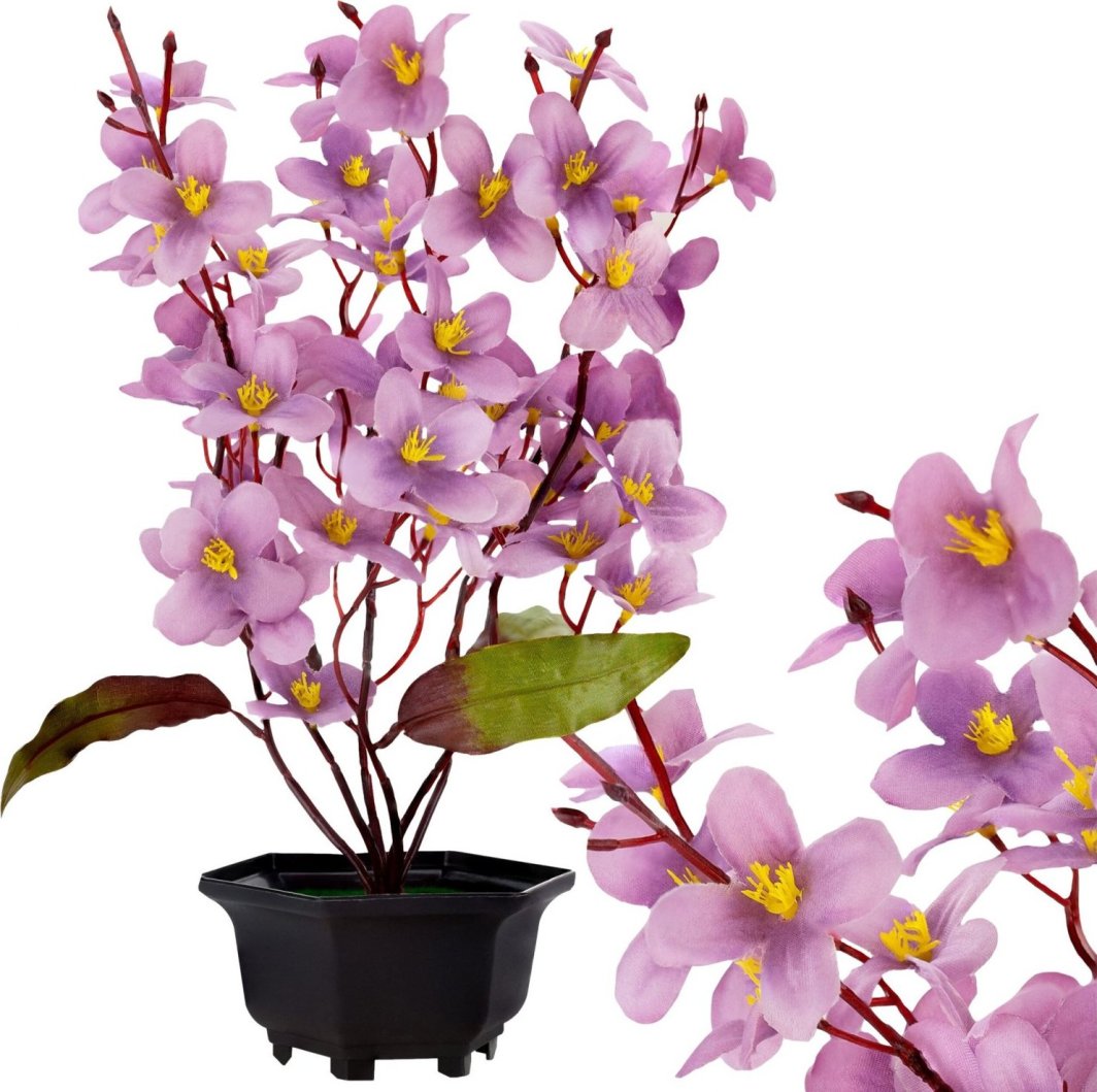 PrzydaSie Kwiaty Sztuczne W Doniczce Kwiat Orchidea Doniczka 1
