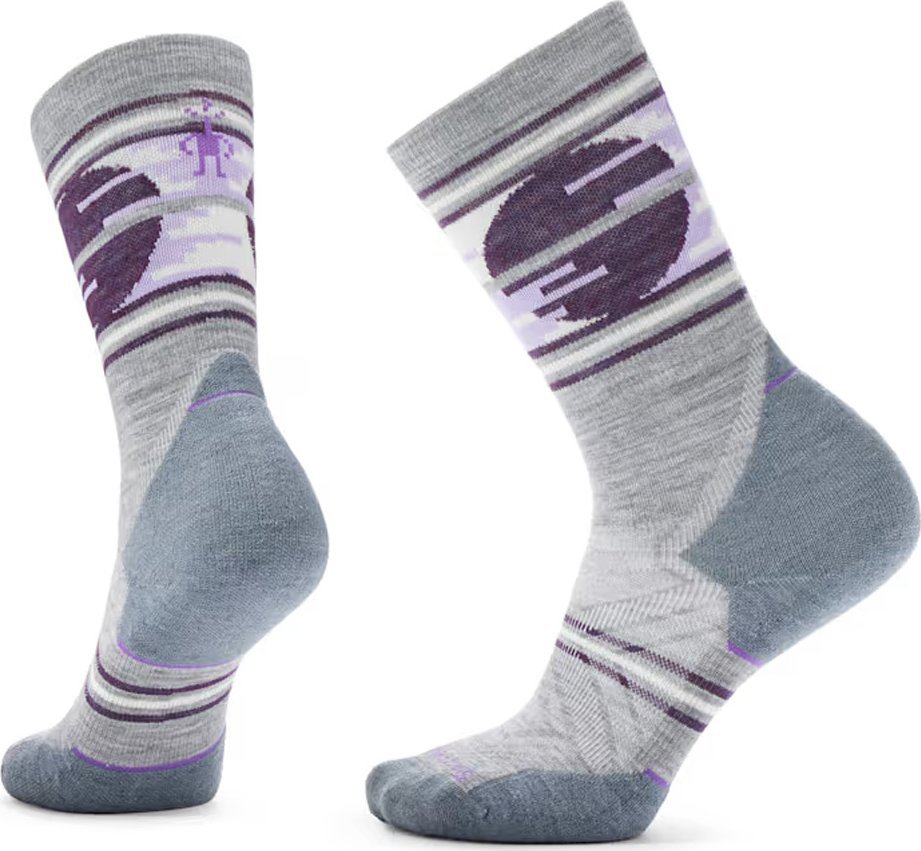 Smartwool W'S Trail Run Targeted Cushion Sunset Trail Crew Socks, A22 | meadow mauve, S 1