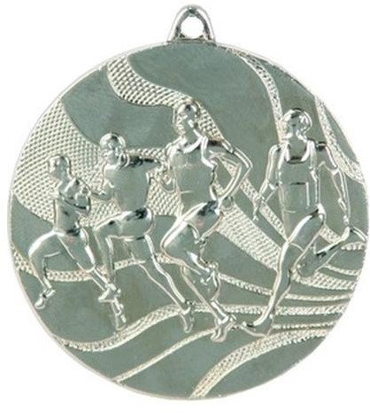 Victoria Sport Medal srebrny stalowy - Biegi z grawerowaniem laserem - RMI 1