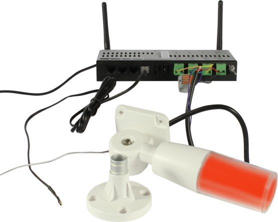 Allnet ALLNET MSR zbh. Signal/Warnlampe, Rot/Gelb/Grün/Buzzer einzeln ansteuerbar / FLASH-LIGHT