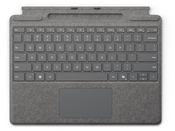 Microsoft Microsoft Surface Pro Keyboard Stiftaufbewahrung platin 1