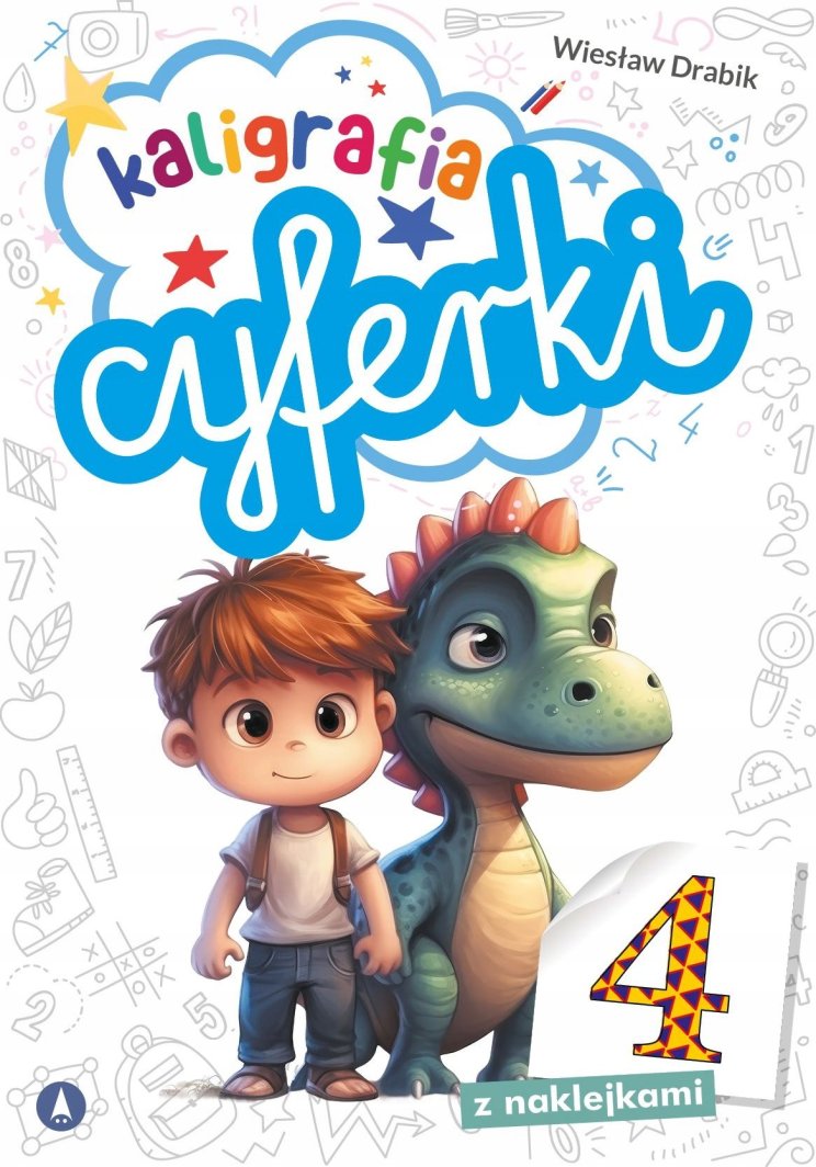 Skrzat Kaligrafia cyferki A4 76950 1