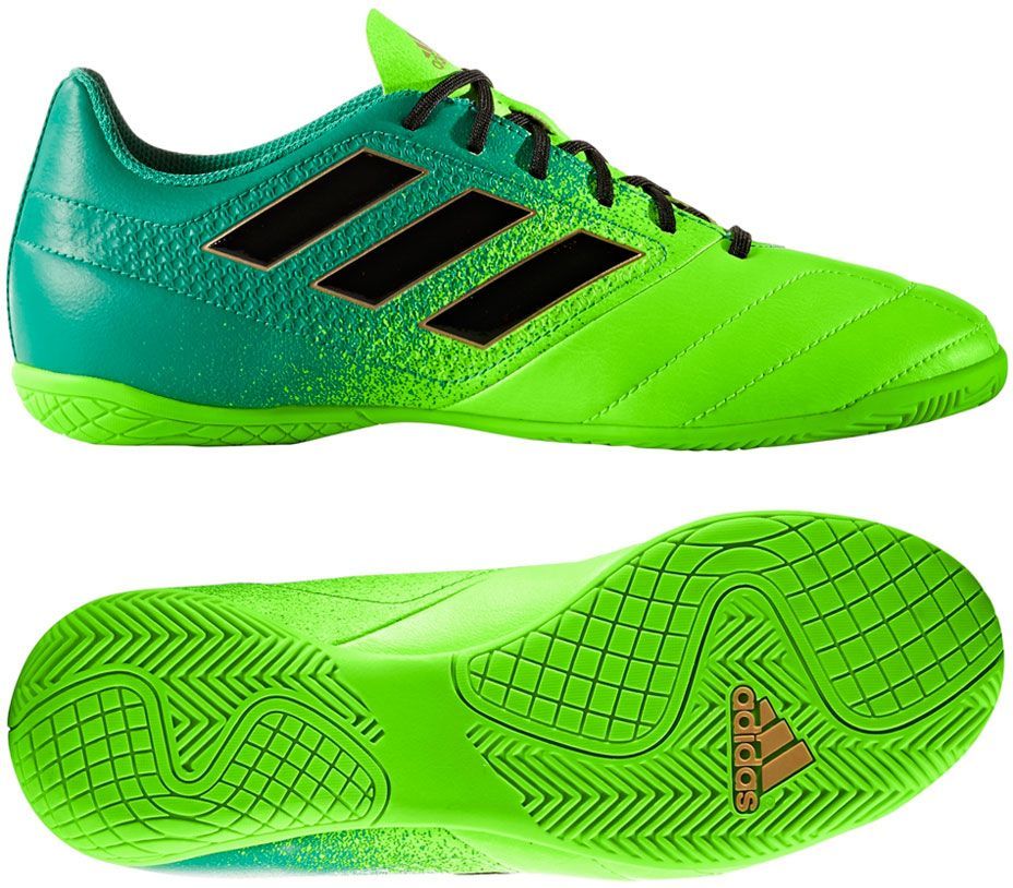 Adidas Buty halowe juniorskie ACE zielone 30 (BB1055) -