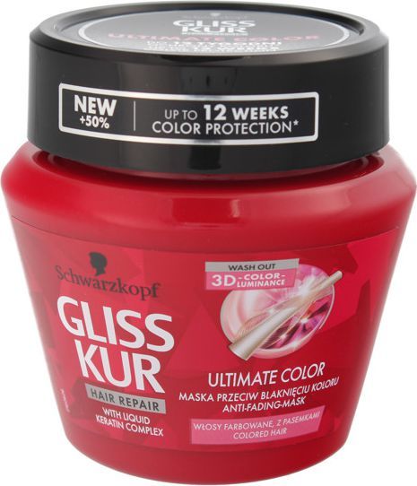  Schwarzkopf Gliss Kur Ultimate Color Maska do włosów farbowanych 300ml 1