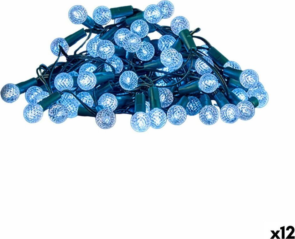 Lampki choinkowe Krist+ Girlanda z Lampkami LED Biały 800 x 10 x 2 cm (12 Sztuk) 1
