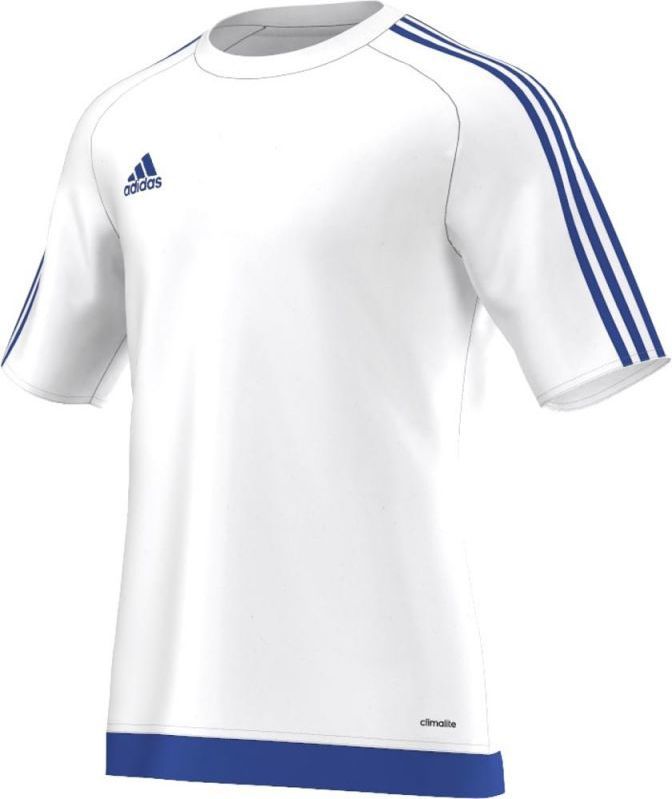 Adidas Koszulka piłkarska męska Estro 15 biało niebieska r. XXL (S16169) w Sklep presto.pl
