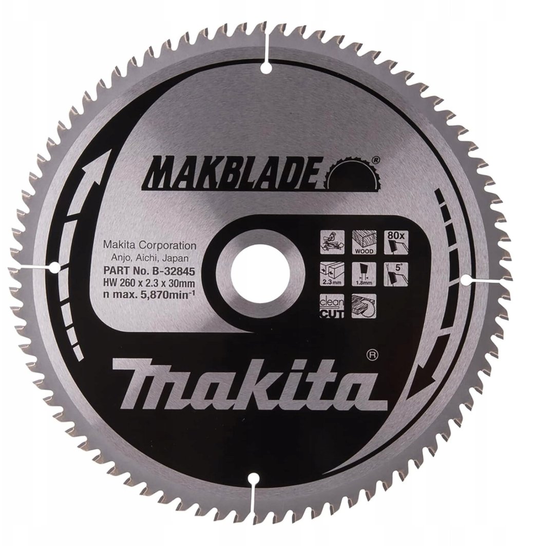 Makita MAKITA CIRCULAR SAW 260x30x80z MAKBLADE WOOD 1