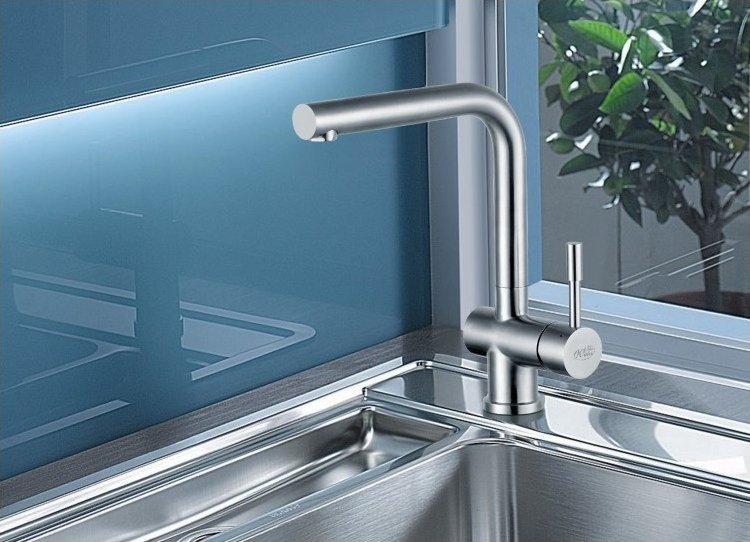 Bateria kuchenna Blue Water Kitchen faucet Blue Water SETA matt chrome 1