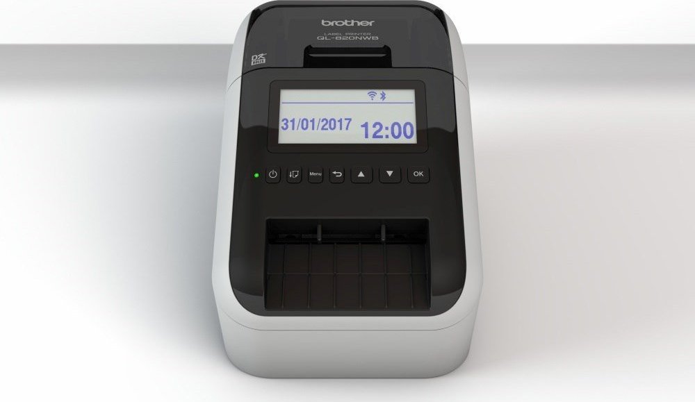 Drukarka etykiet Brother BROTHER QL-820NWBC LABEL Spausdintuvas, WI-FI, ETHERNET, BLUETOOTH, AIRPRINT AND LCD DISPLAY 1