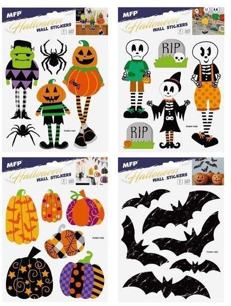 MFP paper naklejka na ścianę Halloween HA02 26x19cm 2 arkusze 1042338