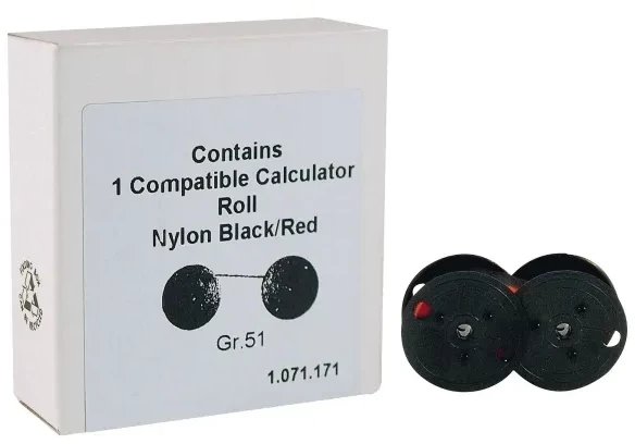 Armor Armor - Sort, rød - 13 mm x 6 m - print-bånd 1