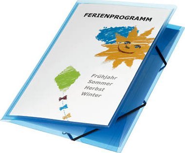 Elba Elba 100201152, Polypropylen (PP), Blå, A4 1