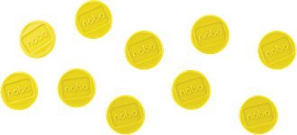 Nobo Nobo 1915295, Board magnet, Yellow, 24 mm, 16 mm, 24 mm, 120 mm 1