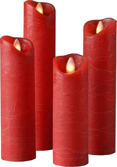 Dekoracja świąteczna Sompex Sompex Shine Led Candle, Set Of 4, Remote Controllable, Timer Function, Multi Led
