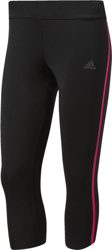 Adidas Spodnie damskie Response Long Tights czarno różowe r