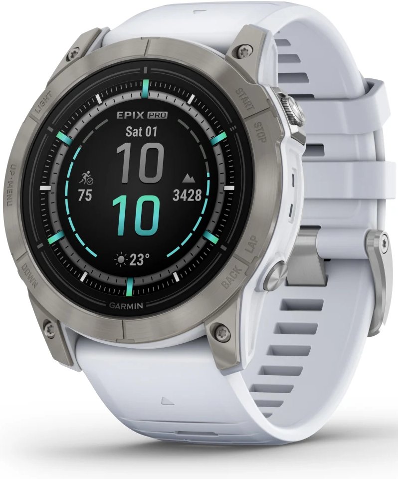 Zegarek sportowy Garmin Epix Pro Gen 2 Sapphire Biały  (010-02804-11) 1