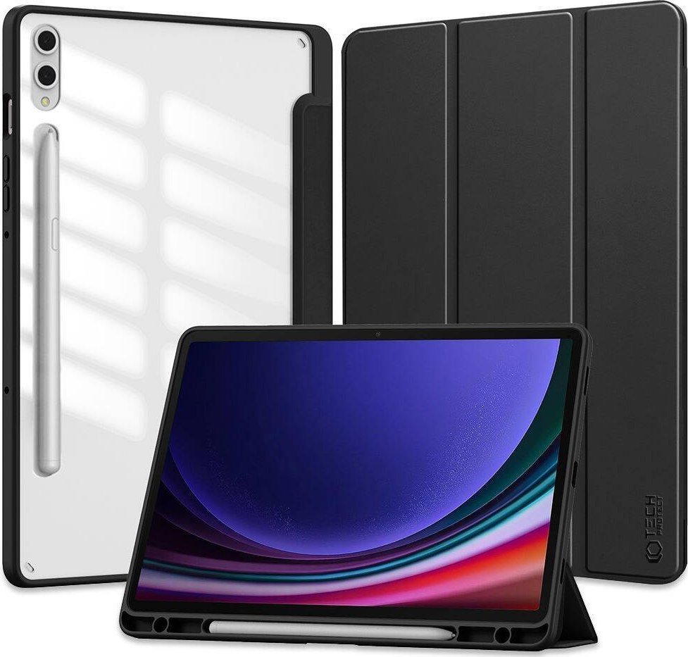 Etui na tablet Tech-Protect Tech-Protect Sc Pen Hybrid Galaxy Tab S9 Fe+ Plus 12.4 X610 / X616B Black 1